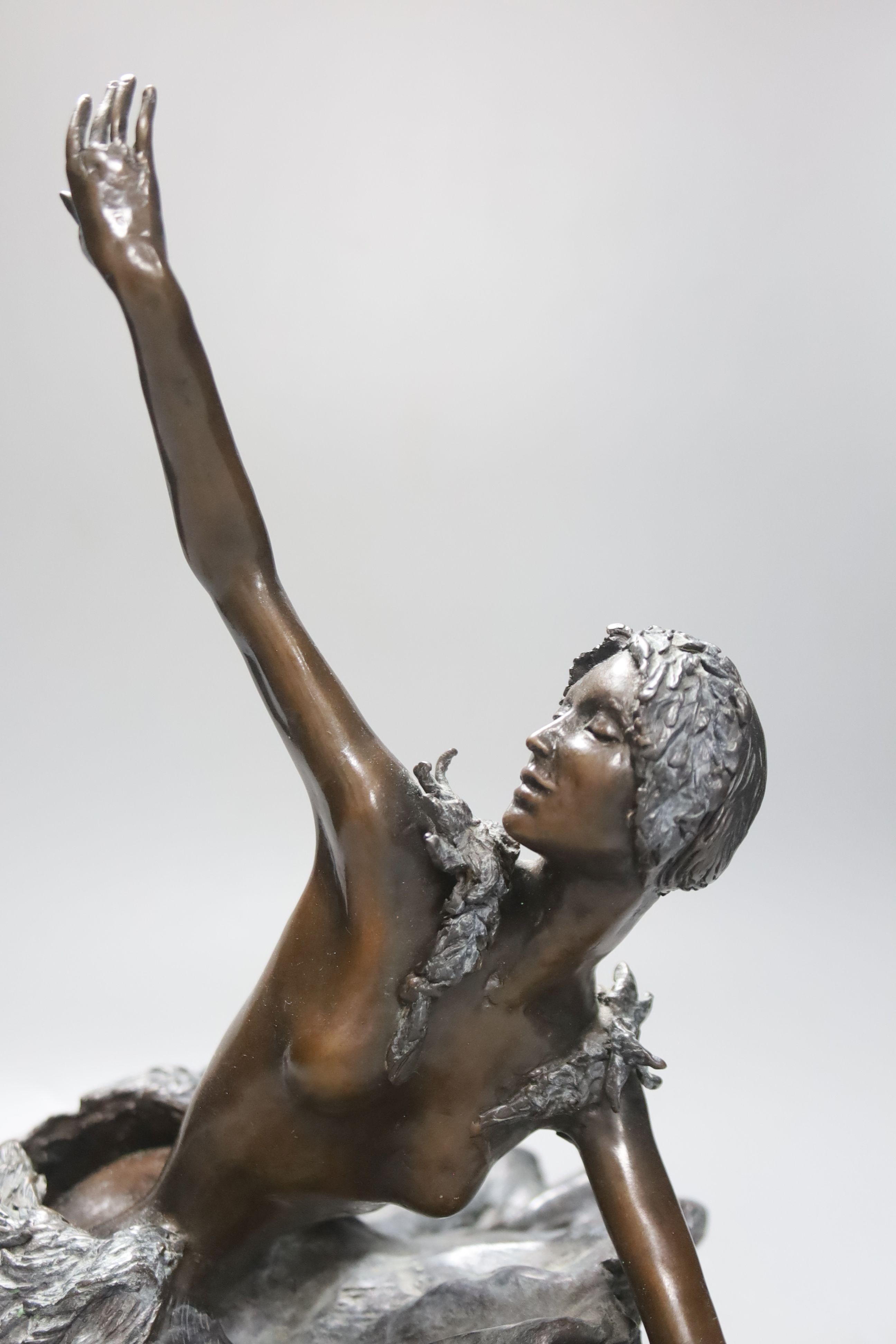 Tom Merrifield, a bronze of a ballet dancer, 28cm tall